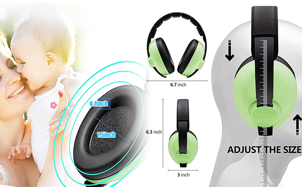 Caffney Kids Ear Muffs Soft Comfortable Kids Ear Defenders with