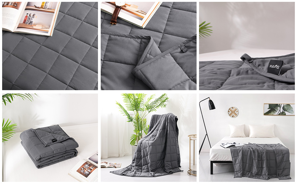 Syrinx Cooling Weighted Blanket Queen Size (15 Pounds 60