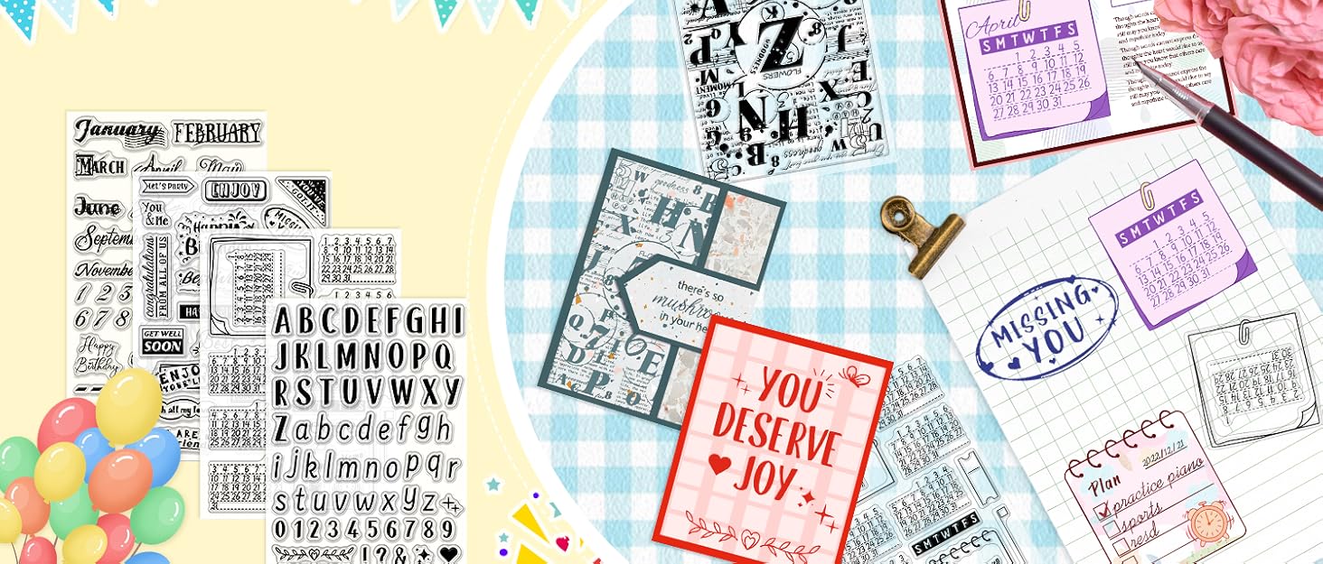 PH PandaHall Vintage Clear Stamp, Ancient Lamp Wheel