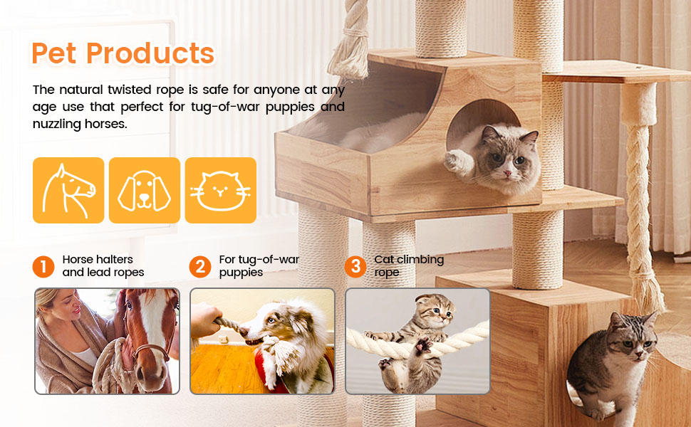 Natural Twisted Cotton Rope