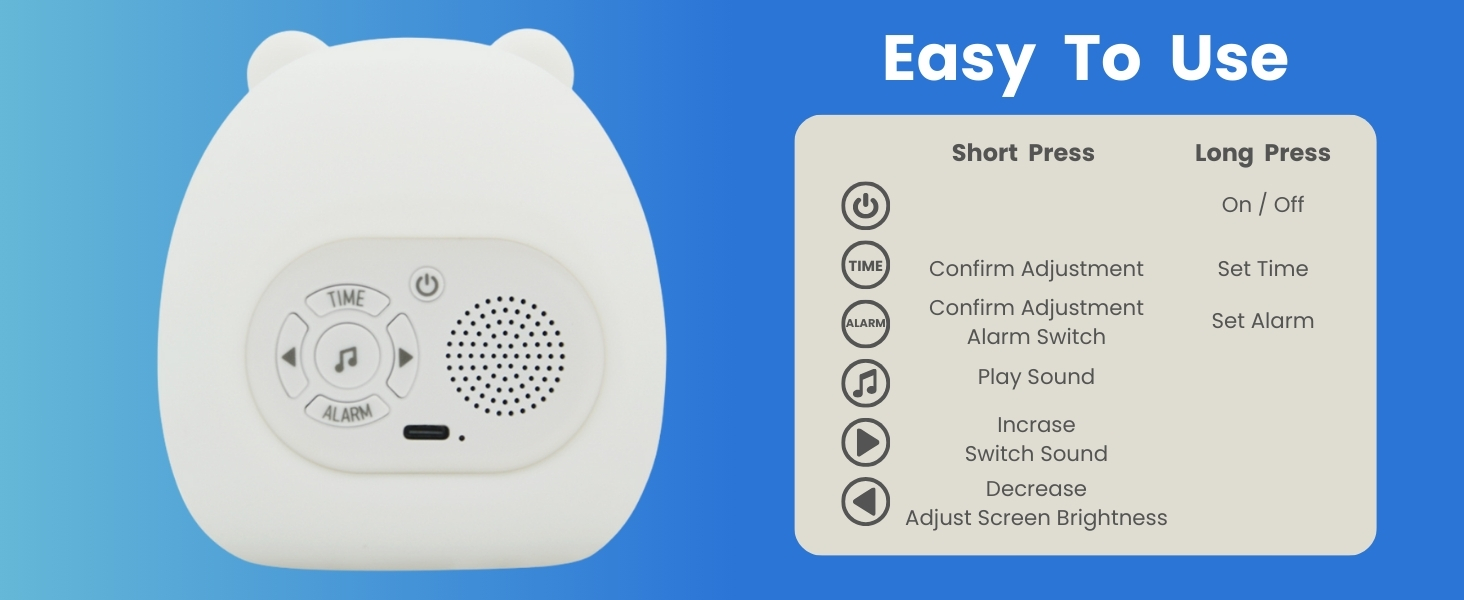 GALYNA Kids Alarm Clock, Ok to Wake Clock for Kids, Toddler