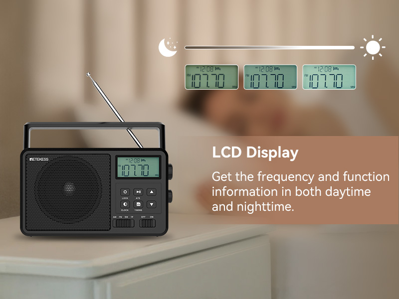 Retekess TR638 AM FM Radio Portable, Shortwave Radio