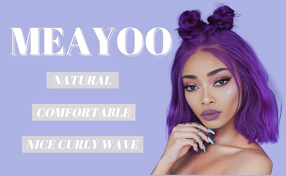 purple wig