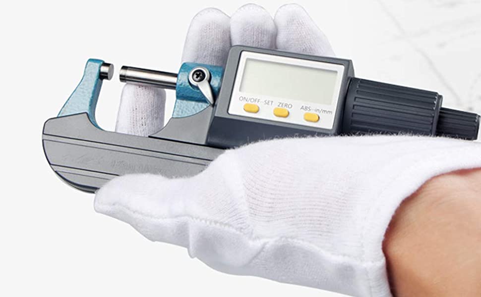 HOXYN Digital Micrometer 025mm Digital Outside Micrometer 0.001mm High