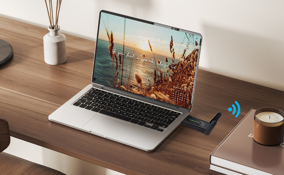 Amazon.com: QWPVPYJY USB WiFi Adapter for Desktop,1300Mbps WiFi USB 3.0 ...