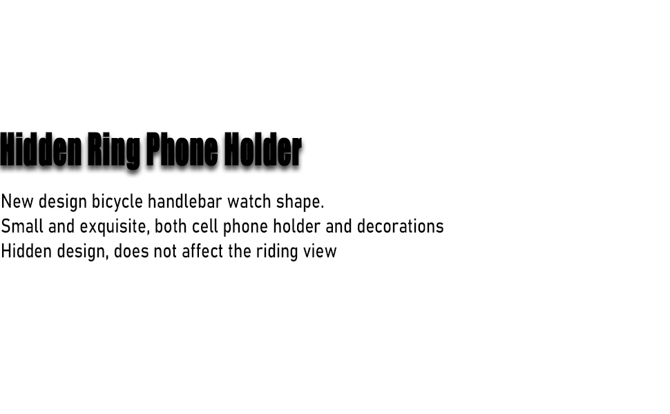 Hidden Ring Phone Holder