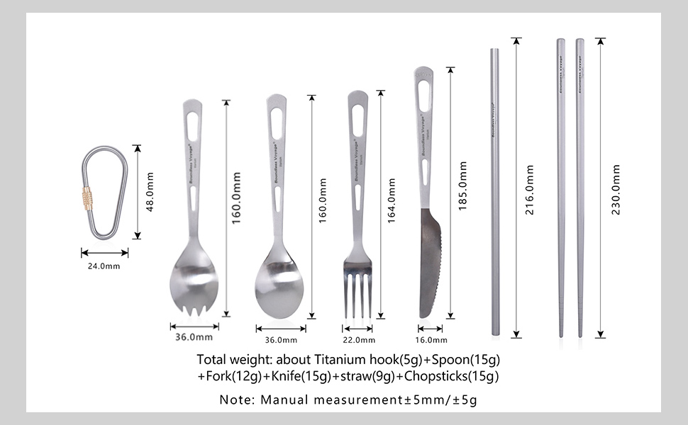 Durable for Outdoor Camping Picnic BBQ Eating Soup Spoon Flatware Utensils