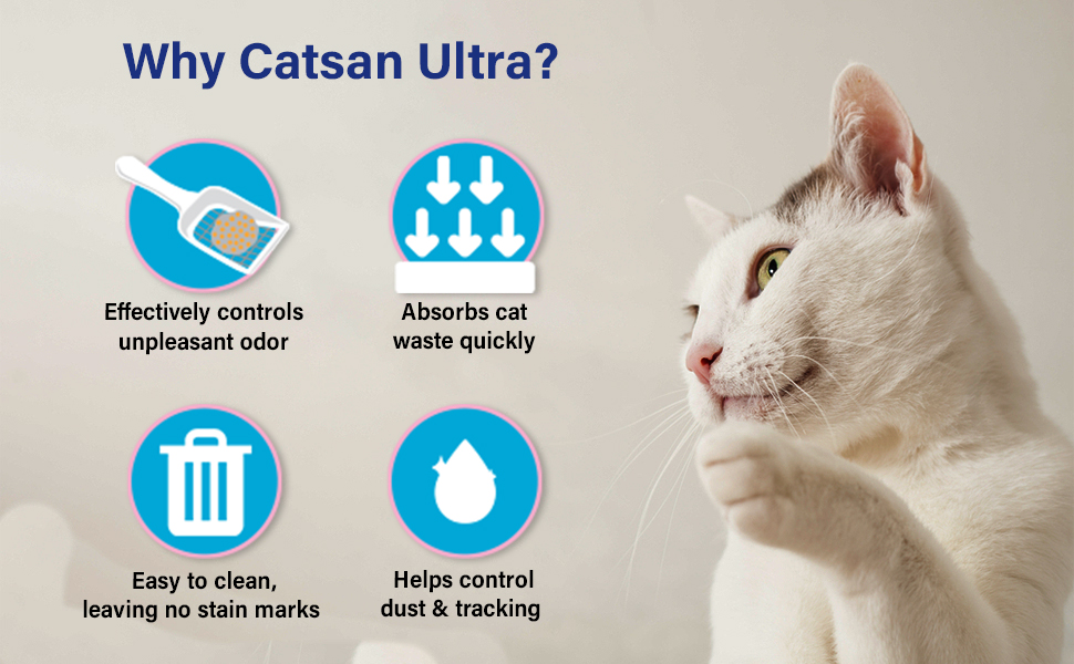 Buy Catsan Ultra Odour Control Cat Litter, 5L (4.1kg) Online at Low