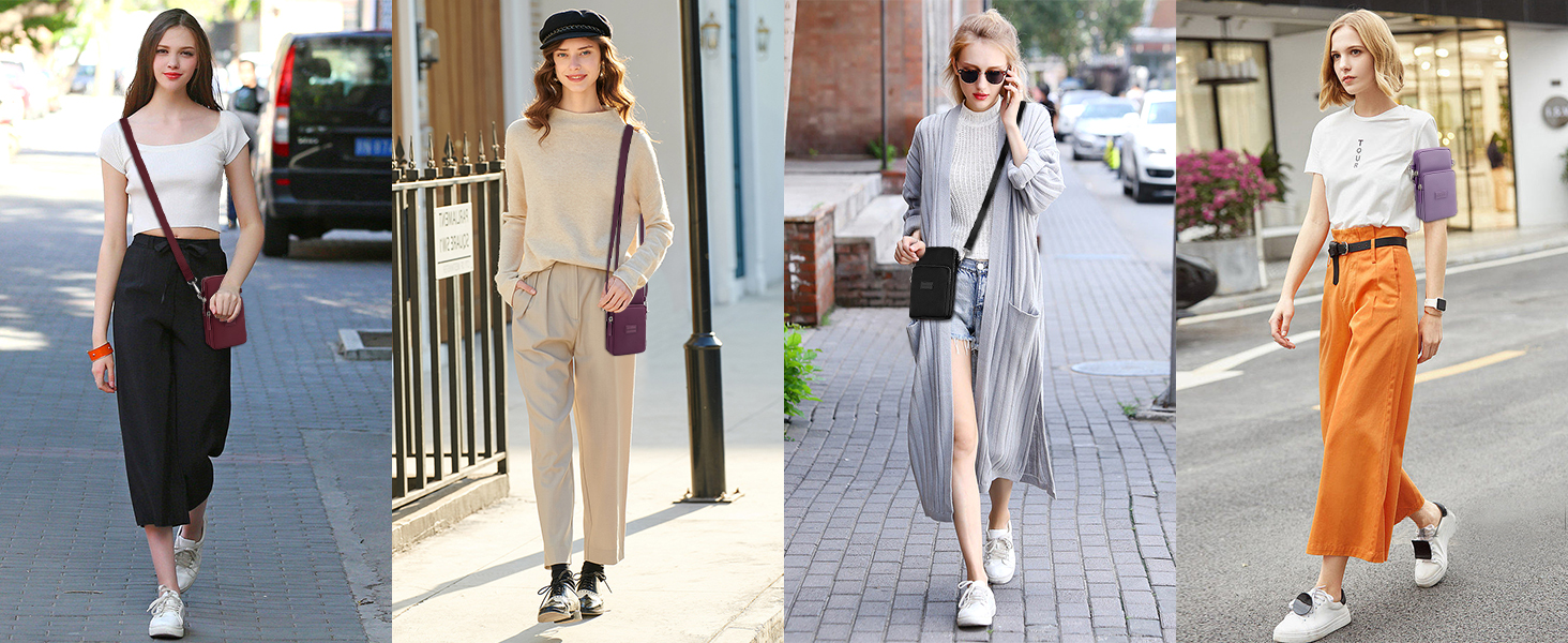 small crossbody bags trendy for women girls purses cell phone bags shoulder bags sling bags