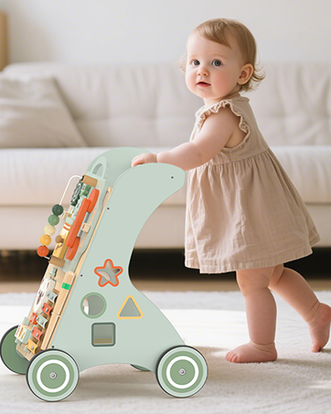 Wooden toddler  push walker