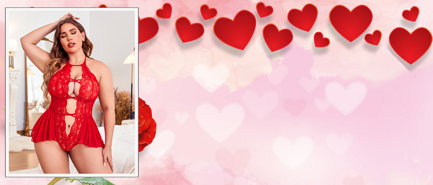 plus size lingerie crotchless bodysuit