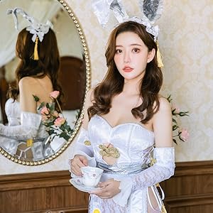 Amazon.co.jp: [Malymoon] バニーガール チャイナドレス うさぎ