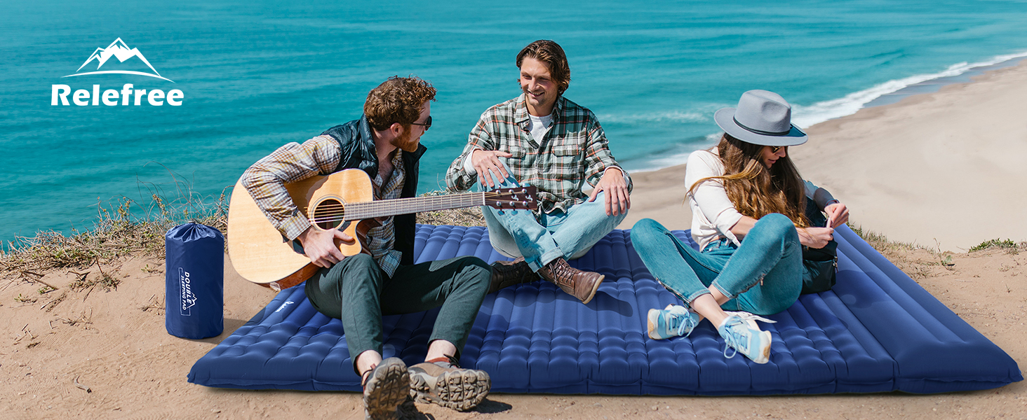 Relefree Sleeping Pad Camping Double Sleeping Pad10CM Ultra Thick