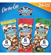 Blue Diamond Almonds Snack Nut Variety Pack for Kids, Office, School, On-the-go, 0.75 oz Gluten F...