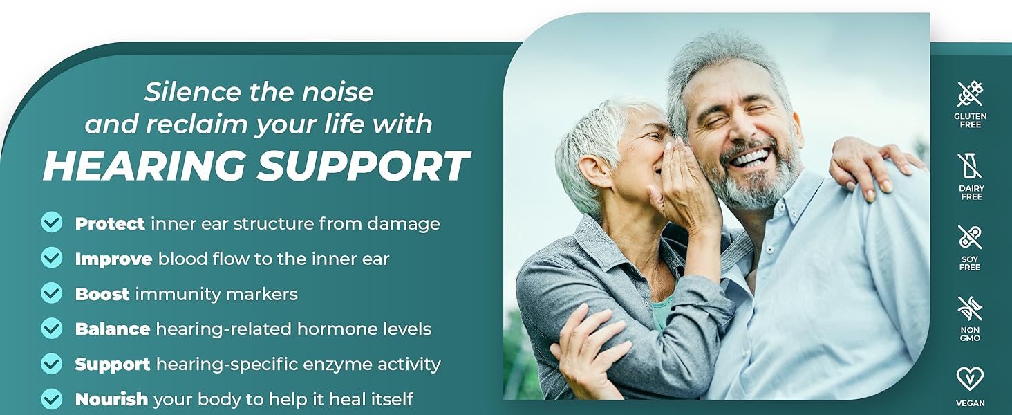 Hearing Support formula pure health research tinnitus relief for ringing ears