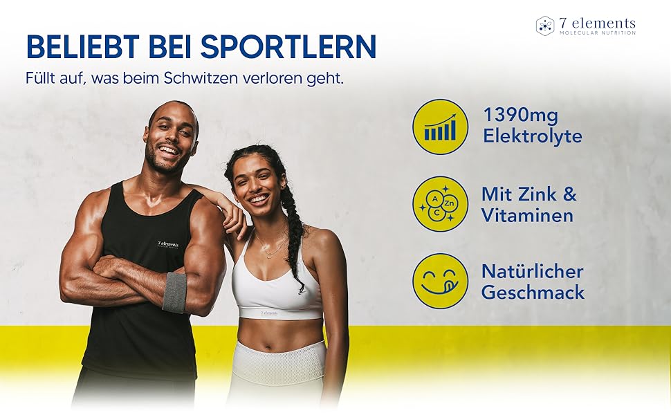 Elektrolyte ohne Zucker