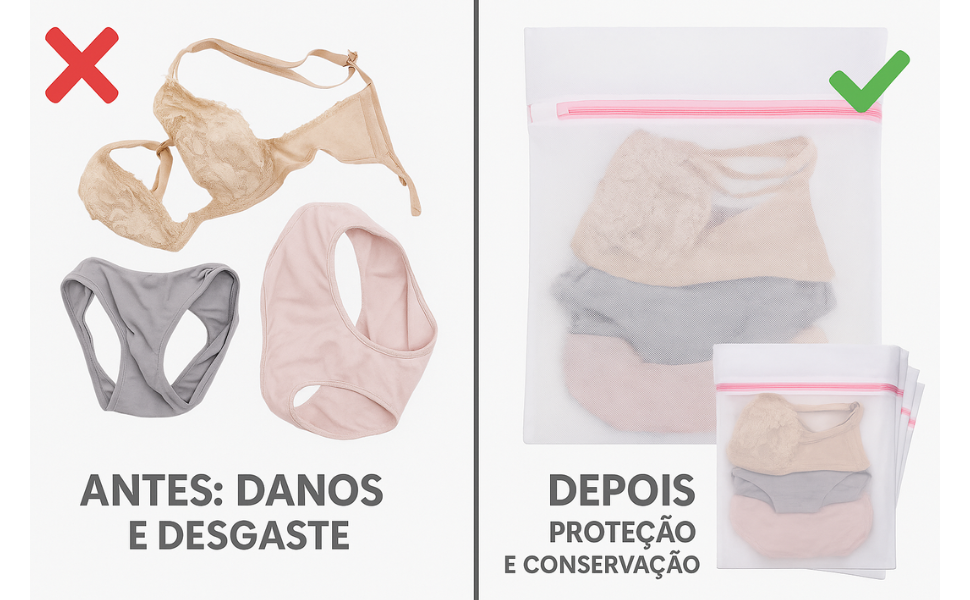 saco 30 x 40 lavar roupa