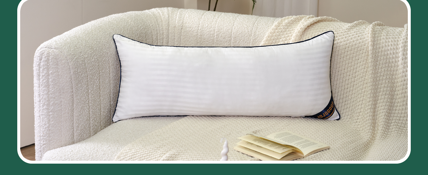 JOJOGOGO Black and White Christmas Tree Lumbar Pillow