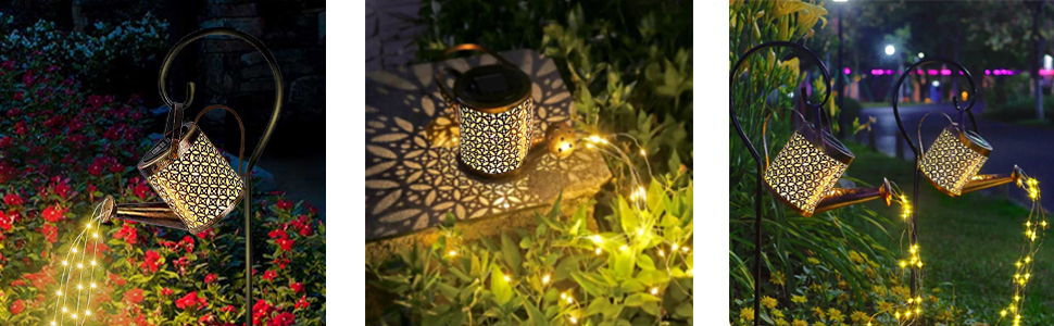 solar watering can lights
