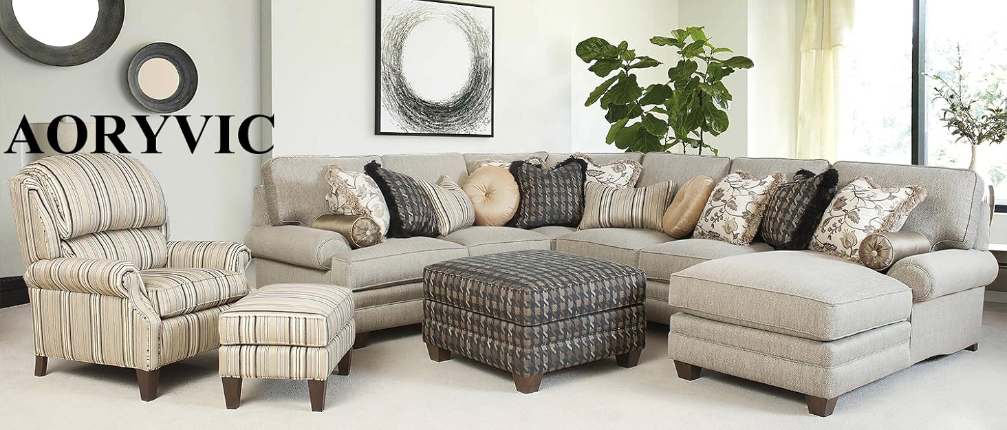 AORYVIC 6 inch Sofa Legs Wood Furniture Legs Pack of 4