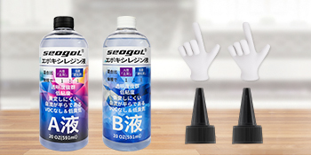 Amazon | Seogol エポキシ樹脂 - 二液性レジン液 大容量1182ml