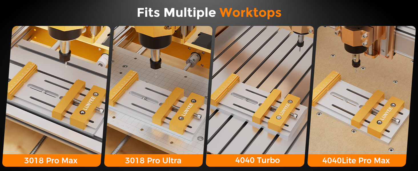 CNC Vise Worktable for Desktop CNC Router Machines