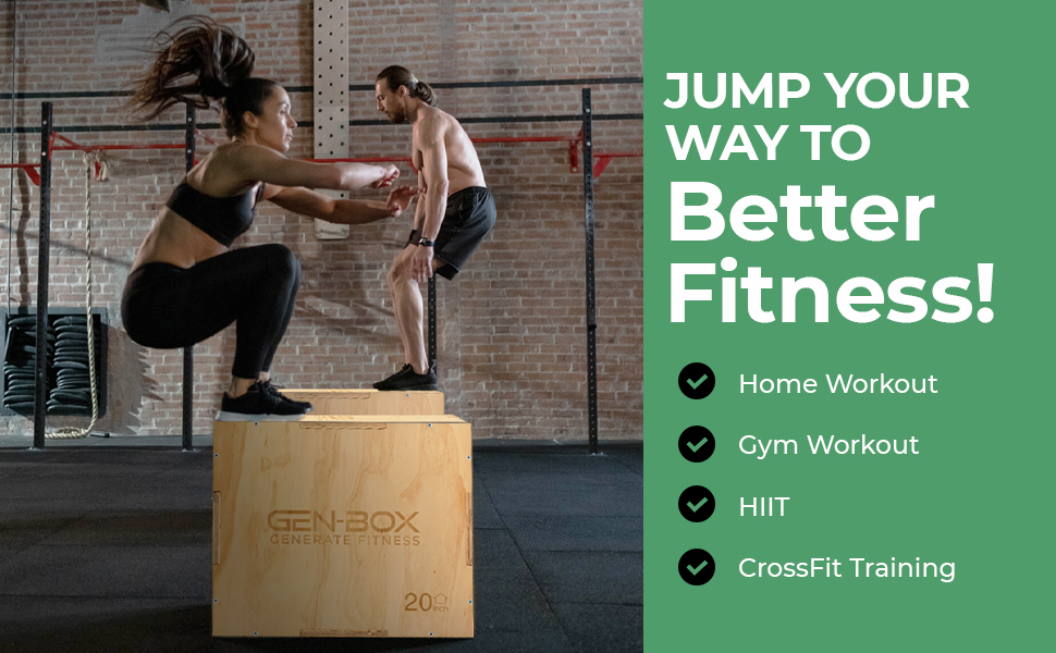 Artiscapade GenBox Plyometric Jump Box for Muscle Power and Vertical
