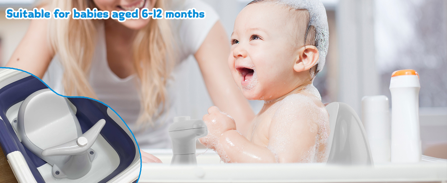 鲸鱼洗澡座椅灰色