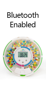 EziMedPil Clear Bluetooth Pill Dispenser