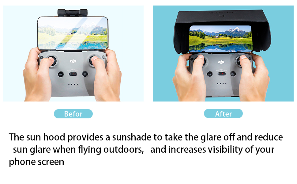 Drone Solar Hood for DJI Mini 2 /Mini 3 Professional/Mavic 3/ Mavi... 15 drone sun hood for dji