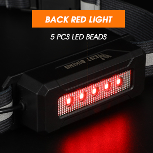 Біжне світло, нагрудний акумуляторний USB-ліхтар