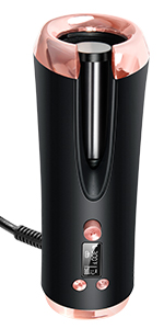 Automatic hair curler with cord