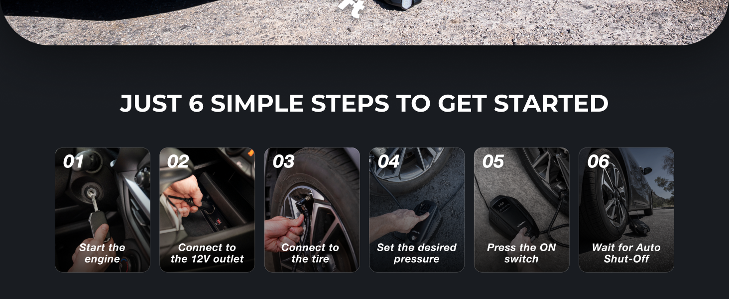 electric tire pump for car inflator air pump portable air pressure pump clearance air compressor