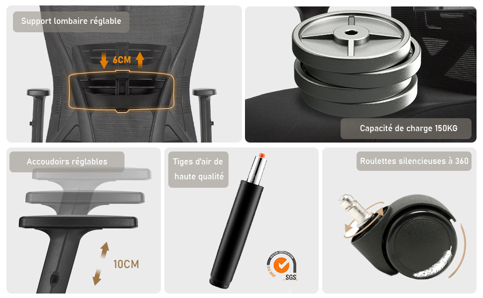 Chaise Bureau Ergonomique