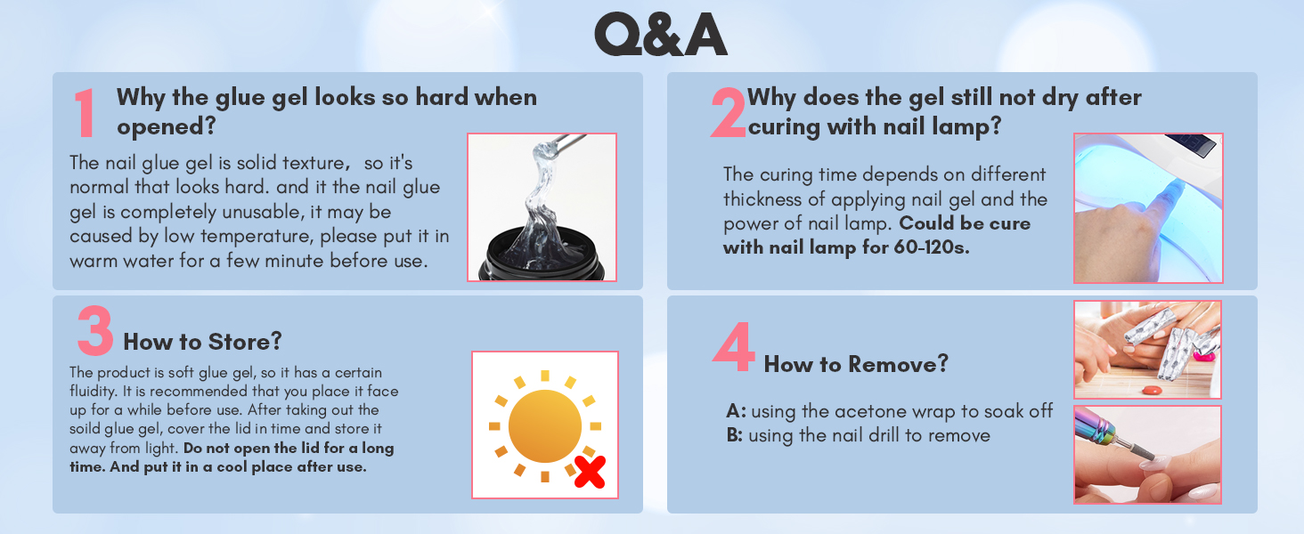 nail tip glue
