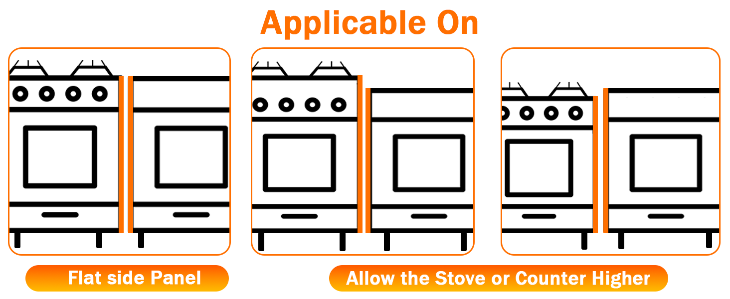 oven counter gap filler