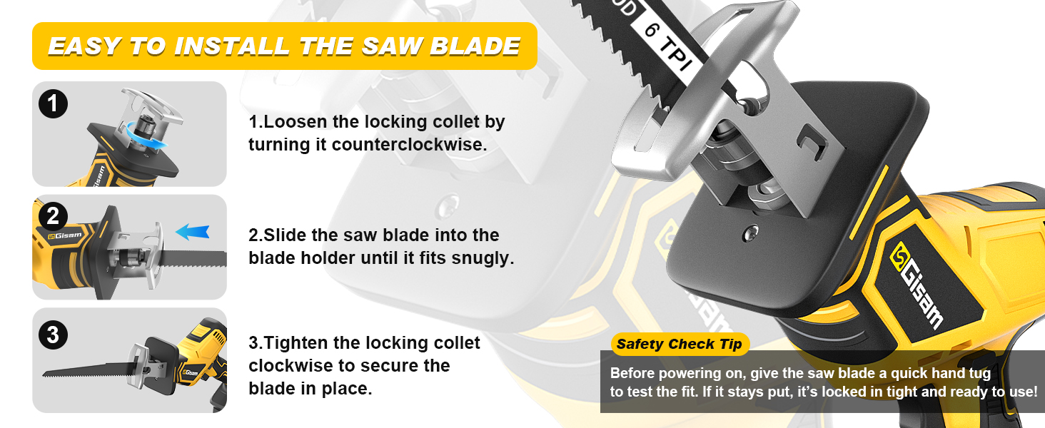 Cordless Reciprocating Saw