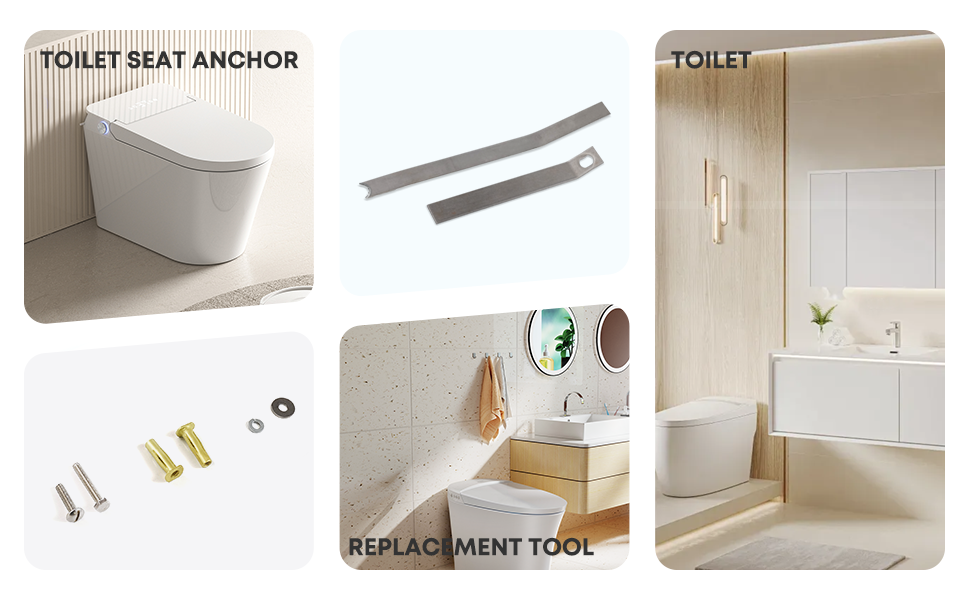 SIPANTA Toilet Seat Anchor Kit k84999,Replacement Tool Kit