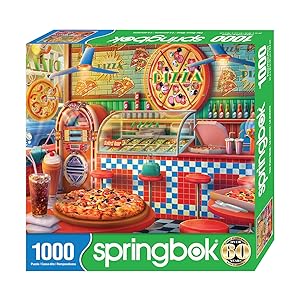 ジグソーパズル Springbok 1000 ピース
 ジグソーパズル Amazon.com: Springbok's Pizza Shop 1000 Piece Jigsaw Puzzle