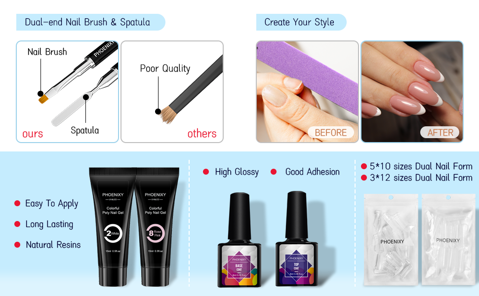 PHOENIXY POLYGEL NAIL KIT