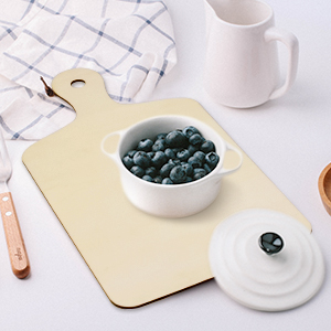 Unfinished Wood Mini Craft Cutting Board Paddle Serving Tray Chopping Board