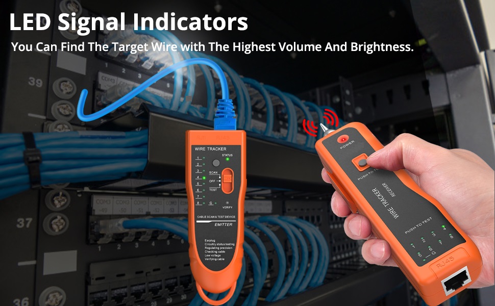 SmartTech Wire Tracker Cable Break Point Tester For Network Cable Check
