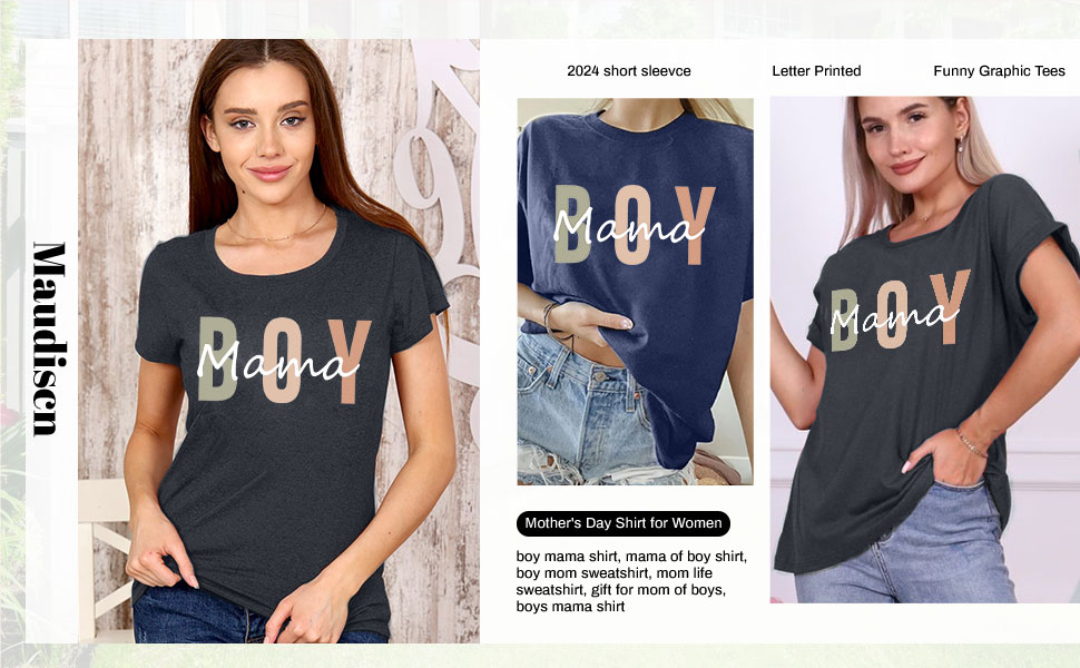 Boy Mom Shirt Mothers Day Shirt Boy Mama Shirt