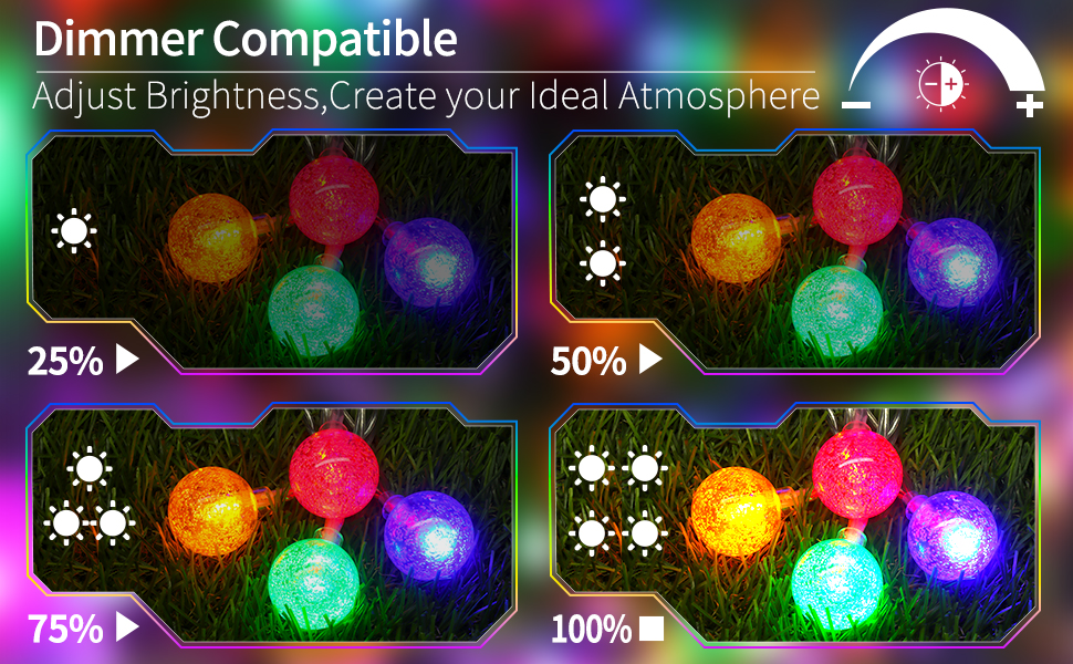 Battery Powered Color Changing Lights 2Pack Total 66Ft 200 LED