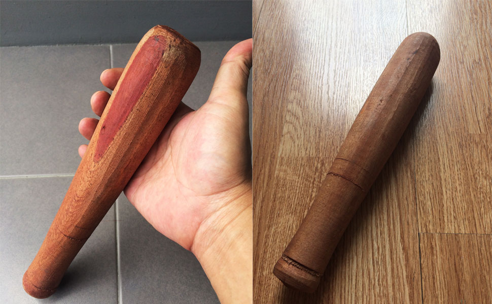 pestle only, spice grinder, wooden pestle, thai mortar and pestle, wood muddler