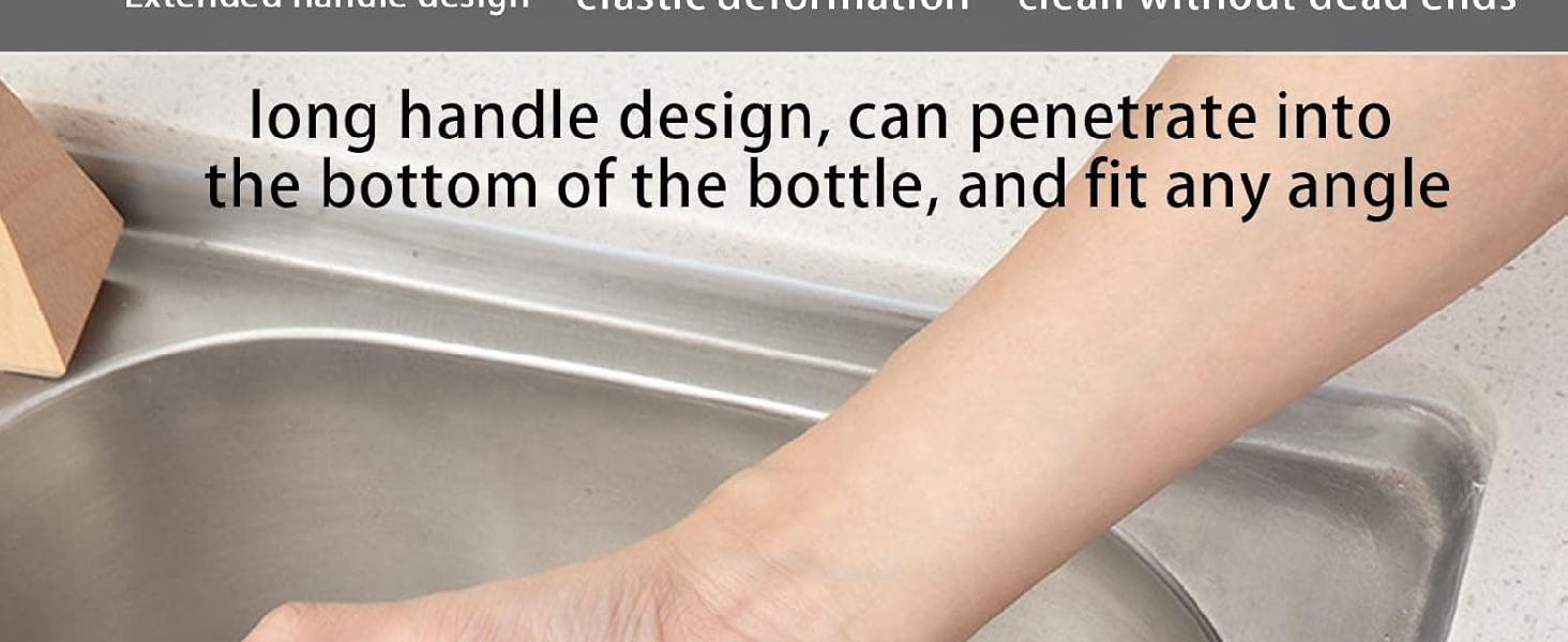 best long handle desing brush Baby Bottle Brush Cleaner