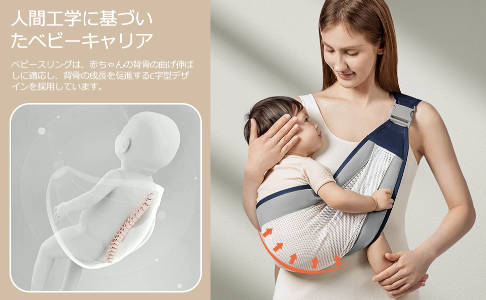 Amazon.co.jp: HEARTST 抱っこ紐 ベビースリング 新生児 ベビー