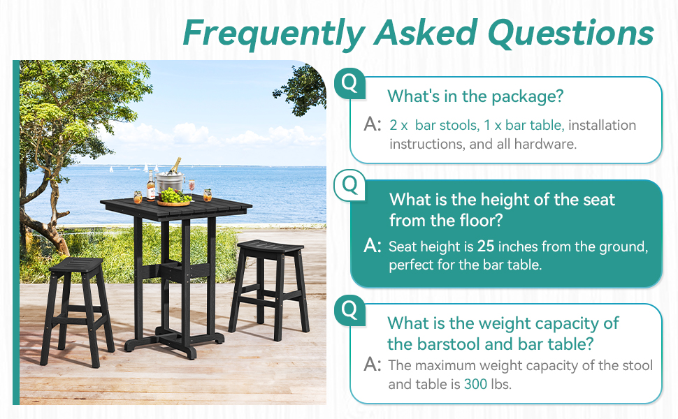 プーアボーテ　トレスパス　L Amazon.com: Homenjoy 3-Pieces Patio Table and Bar Set, Extra