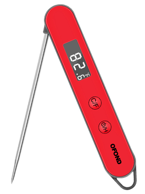 red Instant Read Thermometer