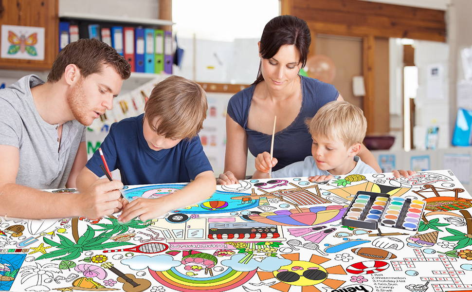 large paper for toddler coloring